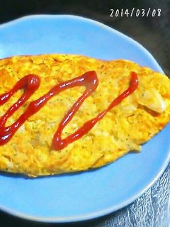 チーズオムレツ-レシピのメイン写真