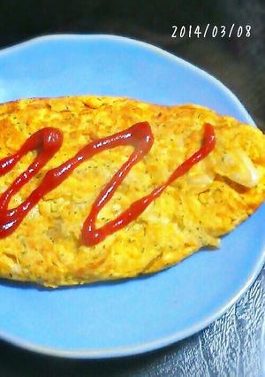 チーズオムレツ-レシピのメイン写真