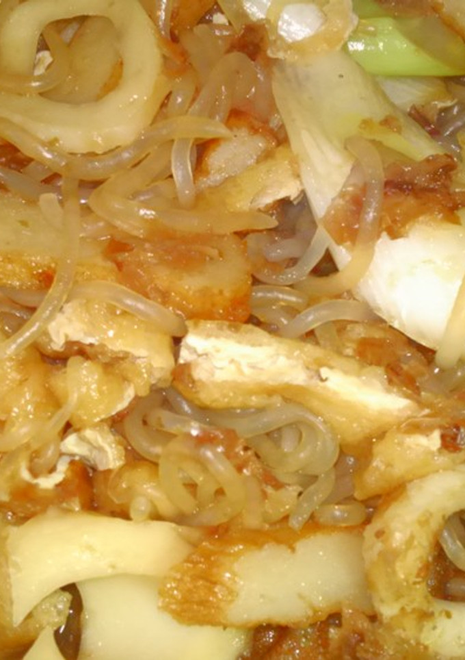 白滝のネギ鰹節炒め煮(弁当用)-レシピのメイン写真