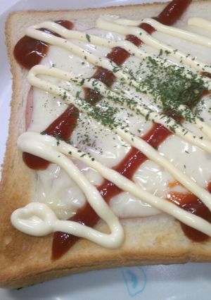 簡単！朝ごはん！ハムチーズトースト-レシピのメイン写真