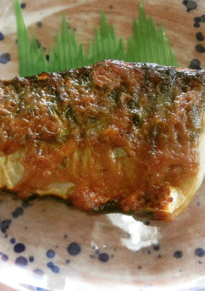 鯖の味噌マヨ焼き-レシピのメイン写真