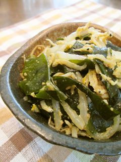 ✿もやしとワカメのさっと炒め✿簡単✿-レシピのメイン写真