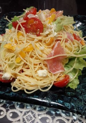 トマトとクリームチーズのサラダスパ☆-レシピのメイン写真