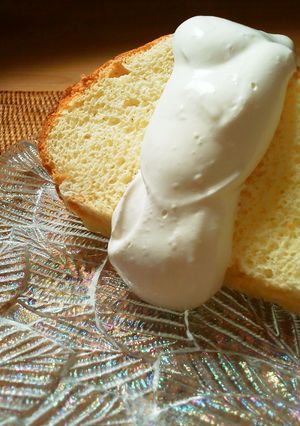 少量の生クリーム泡立て　原始のパワーで-レシピのメイン写真