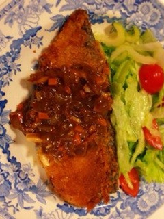 塩サバのバーターパン粉焼き☻-レシピのメイン写真