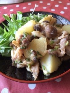 *じゃがいもと豚肉の味噌バター炒め*-レシピのメイン写真