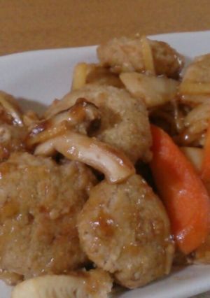 おから入り肉団子＊中華甘酢炒め-レシピのメイン写真