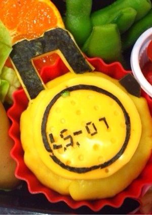 仮面ライダー鎧武ロックシードオムライス-レシピのメイン写真