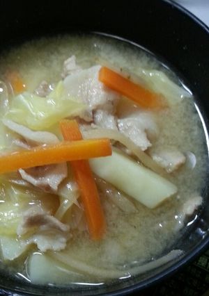 うち流♪豚汁(*´∇`*)-レシピのメイン写真