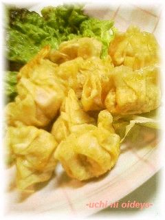 簡単♪ハムとツナでおつまみ揚げ餃子-レシピのメイン写真