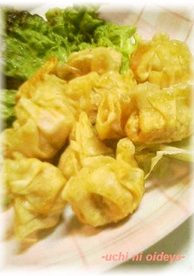簡単♪ハムとツナでおつまみ揚げ餃子-レシピのメイン写真