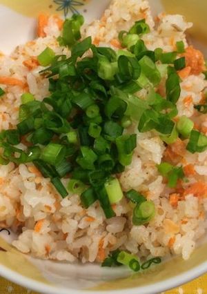 シンプル手間無し鮭ごはん-レシピのメイン写真