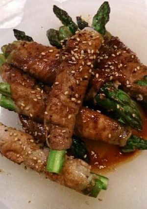 ☆アスパラの肉巻き☆-レシピのメイン写真