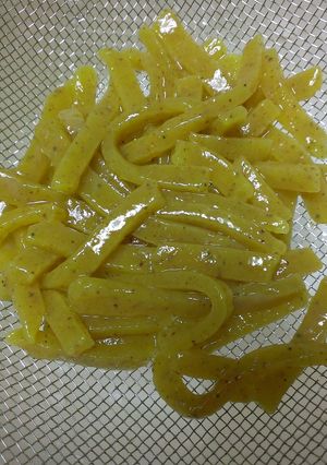 離乳食 米粉うどん☆かぼちゃと煮干し入り-レシピのメイン写真