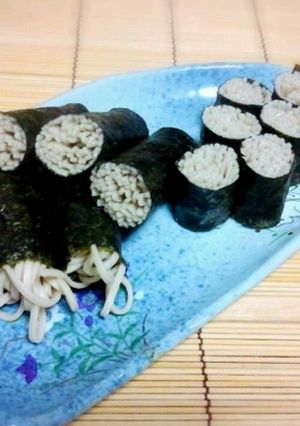 簡単!!そば海苔巻き~-レシピのメイン写真