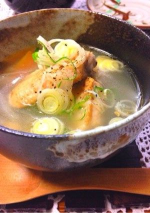 ❋毎日飲みたい♪手羽先スープ-レシピのメイン写真