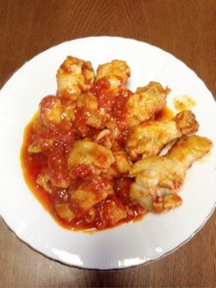 鶏肉のトマト煮-レシピのメイン写真