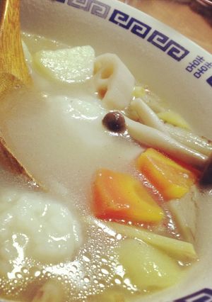 冷やご飯で中華風すいとん-レシピのメイン写真