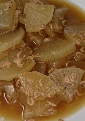 だいこんのめんつゆ煮ほしえび入り-レシピのメイン写真
