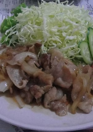 肉姜焼(삼겹살 생강구이)-レシピのメイン写真