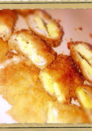高野豆腐薄切り肉とんかつ♪簡単ダイエット-レシピのメイン写真