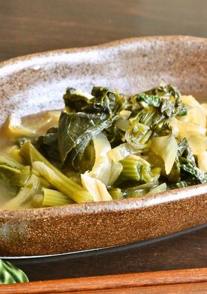 【かぶの葉の炊いたん】中華風のおばんざい-レシピのメイン写真