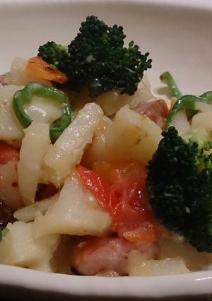 フライパン1つで☆温野菜のチーズのせ-レシピのメイン写真
