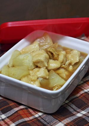 聖護院大根と鶏胸、油揚げの炊いたの-レシピのメイン写真