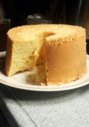 ゴマ風味豆乳シフォンケーキ-レシピのメイン写真