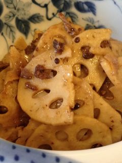 ちっちゃいおかず・牛肉と蓮根のしぐれ煮-レシピのメイン写真