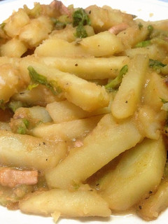 塩辛リメイク!塩辛とポテトの炒め煮-レシピのメイン写真