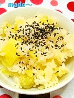 秋の味覚だ☆さつま芋ご飯-レシピのメイン写真