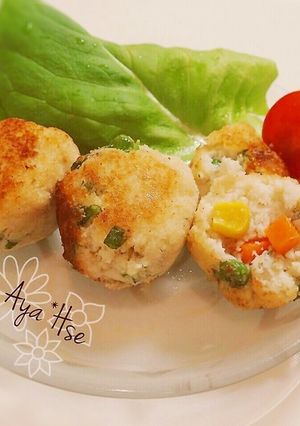 ＊彩り＊おからボール-レシピのメイン写真