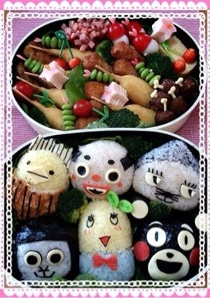 人気ゆるキャラ達＊キャラ弁＊運動会・行楽-レシピのメイン写真