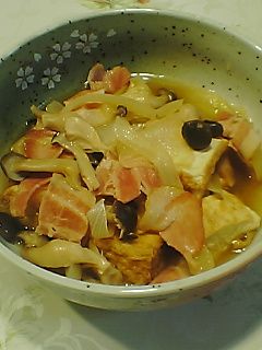 ◎厚揚げとベーコンのあっさり煮-レシピのメイン写真