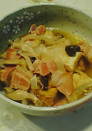 ◎厚揚げとベーコンのあっさり煮-レシピのメイン写真