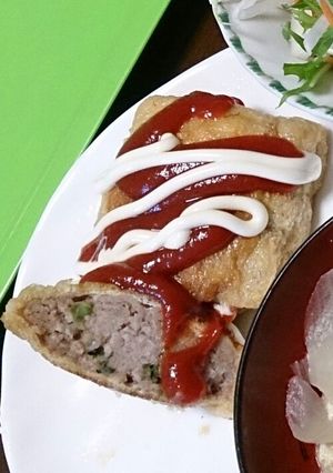 簡単★油揚げハンバーグ-レシピのメイン写真