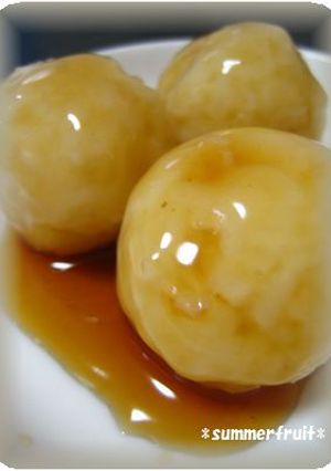 残りご飯でみたらし団子☆-レシピのメイン写真