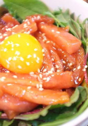 まぐろのユッケ丼-レシピのメイン写真