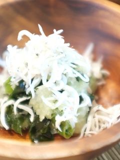 しらすとわかめのおろし和え-レシピのメイン写真