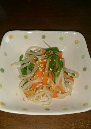 ﾚﾝｼﾞでﾍﾙｼｰ野菜炒め風-レシピのメイン写真