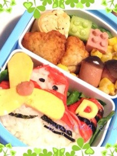 キャラ弁☆プレーンズのダスティ弁当-レシピのメイン写真