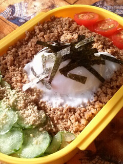 我が家のお弁当☆ビピンパ風そぼろ☆-レシピのメイン写真