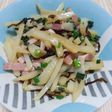 じゃがいもとベーコンの塩昆布炒め