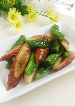 ちくわとししとうの甘辛炒め・バター風味♪-レシピのメイン写真