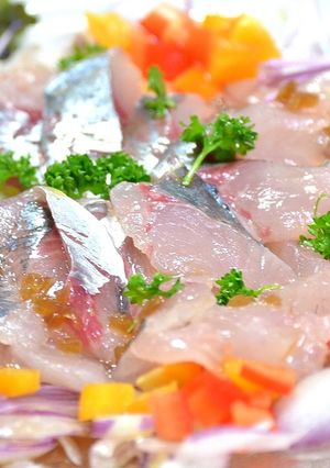 アジサラダ 野菜も取れてヘルシー!-レシピのメイン写真