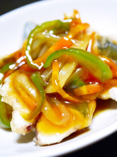 揚げずにヘルシー!あじの野菜甘酢あんかけ-レシピのメイン写真