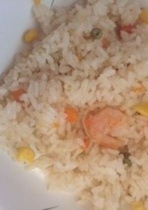 炊飯器でエビピラフ-レシピのメイン写真