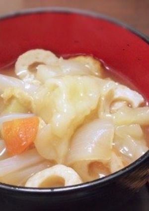 あったまるぅ〜もっちもち すいとん汁-レシピのメイン写真