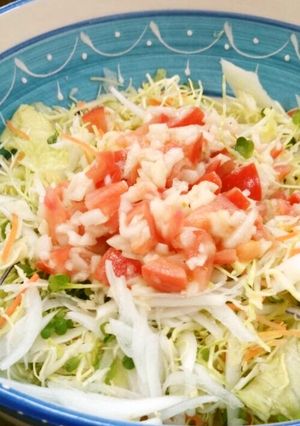 トマトと玉ねぎの塩糀ドレッシング-レシピのメイン写真